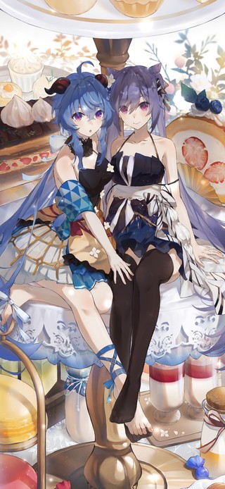 4K唯美甘雨刻晴