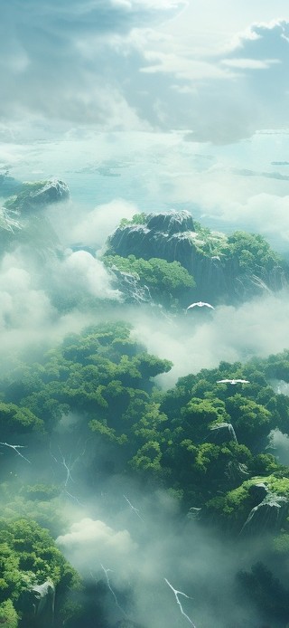 俯瞰河山