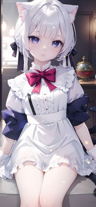 治愈可爱猫耳少女