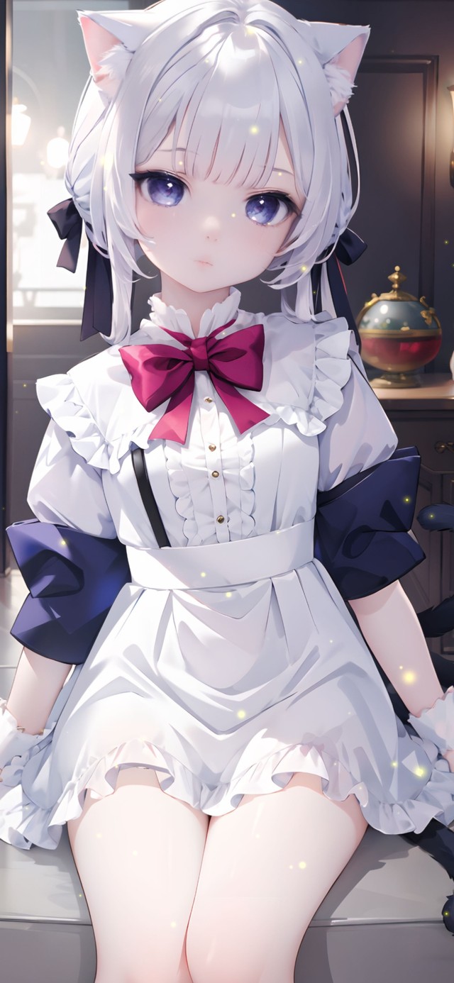 治愈可爱猫耳少女