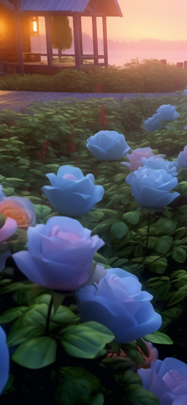 治愈玫瑰花田