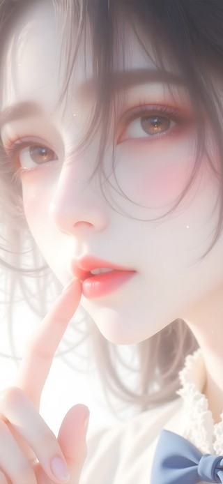 甜美的女孩