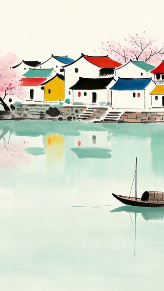 水墨插画