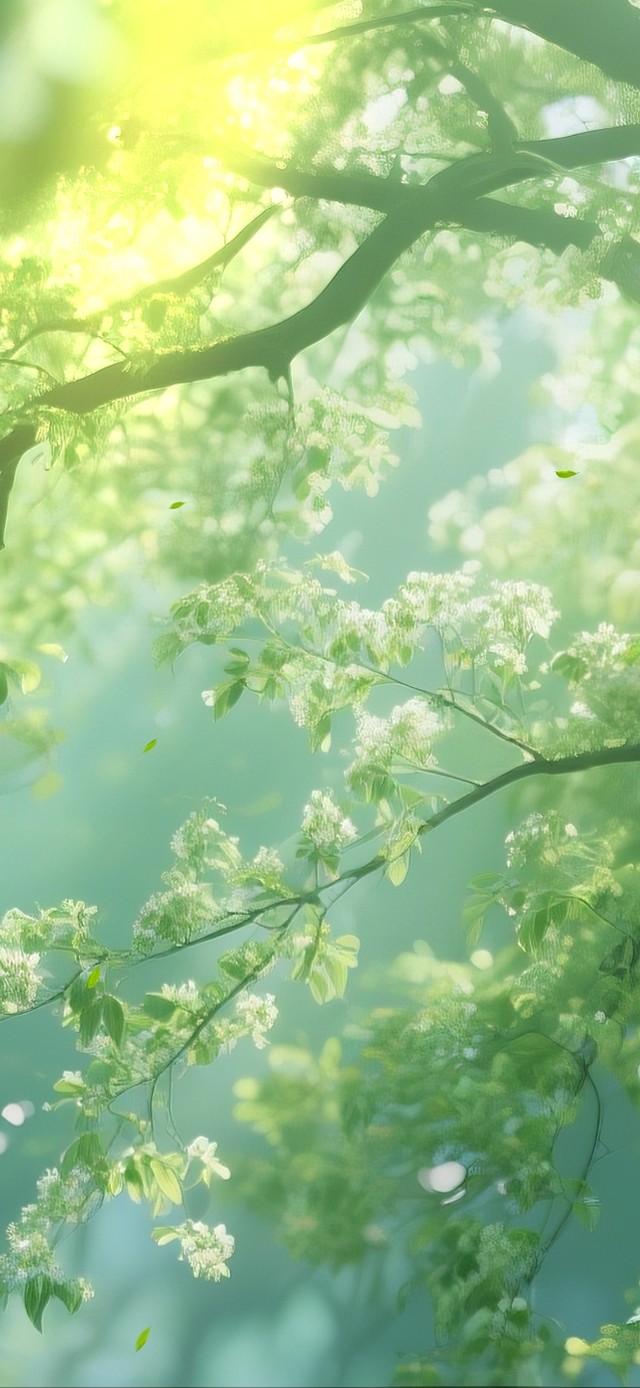 极致空灵！夏日治愈系清新大树