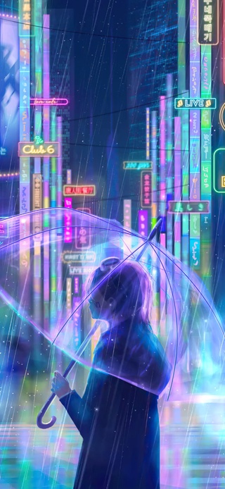 赛博朋克街道