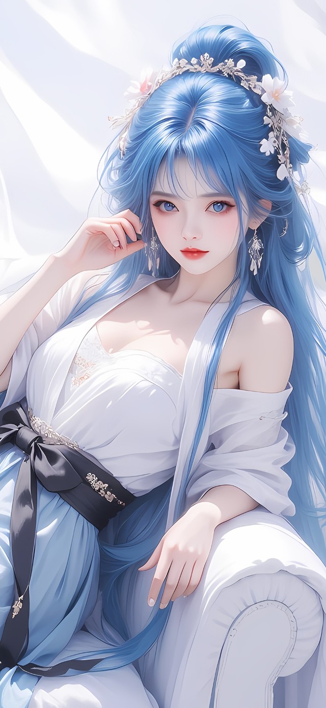 沙发上清纯女孩