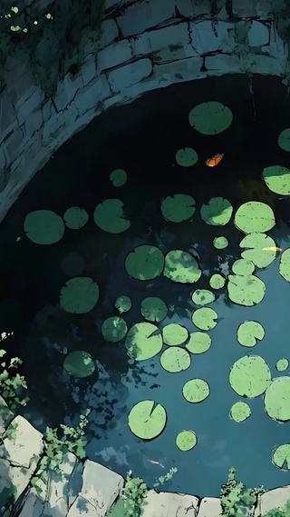 夏天池塘