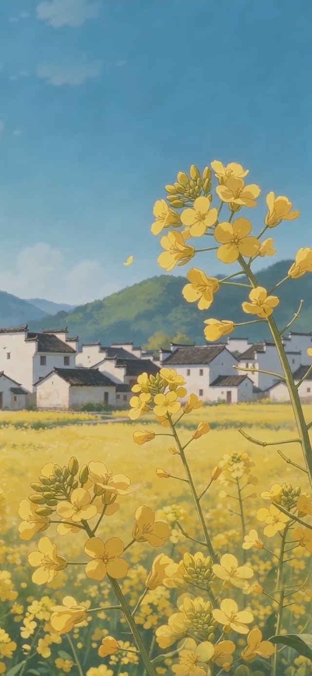田园四季·春 手机锁屏