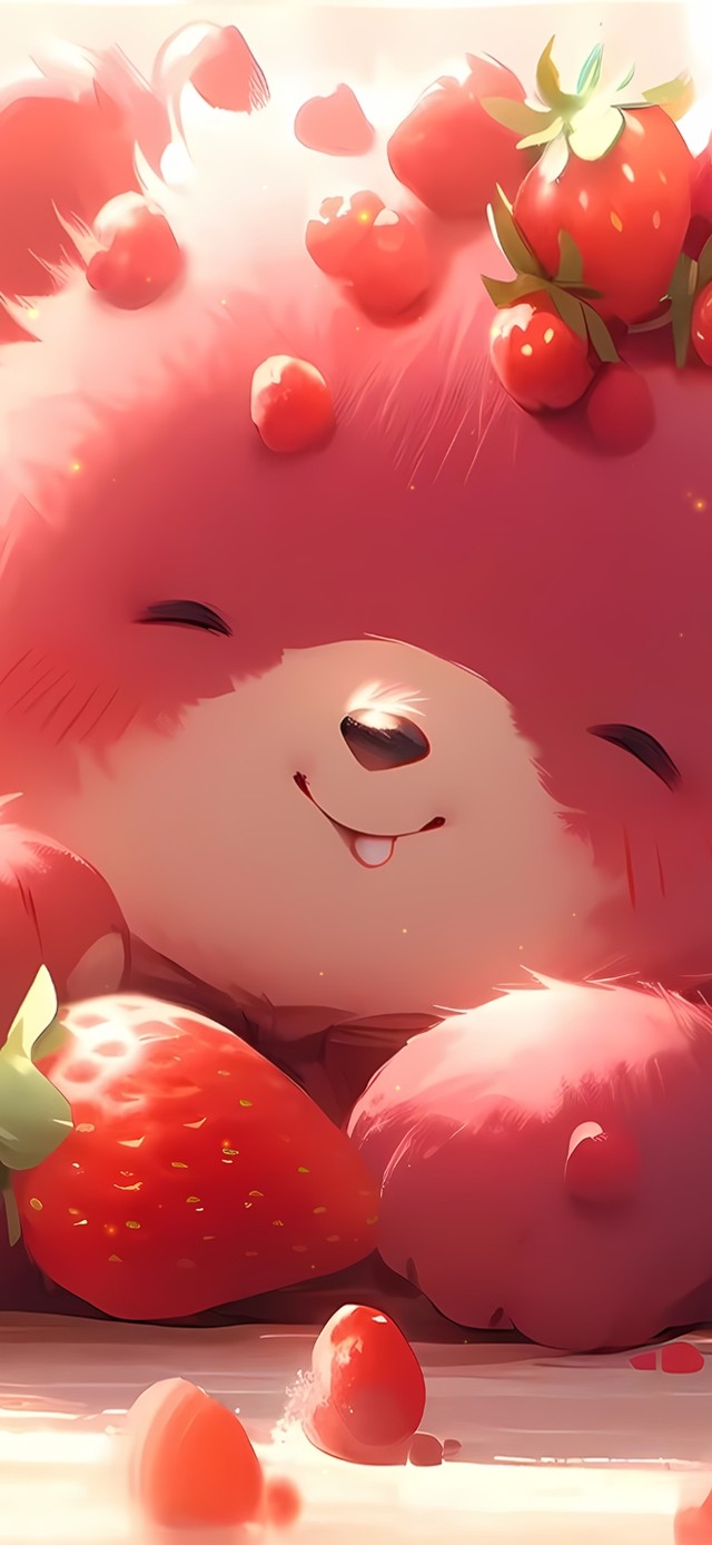 可爱草莓熊