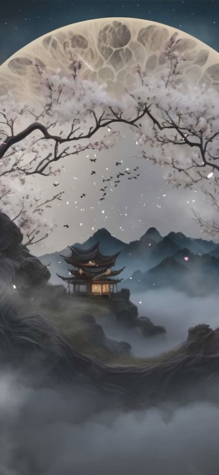 古风夜景