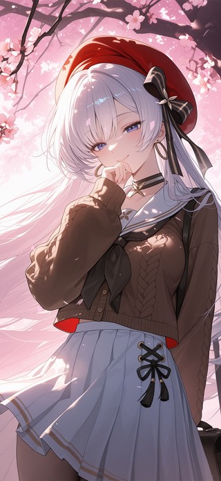 唯美樱花少女