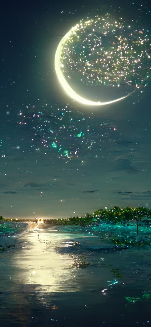 海上新月