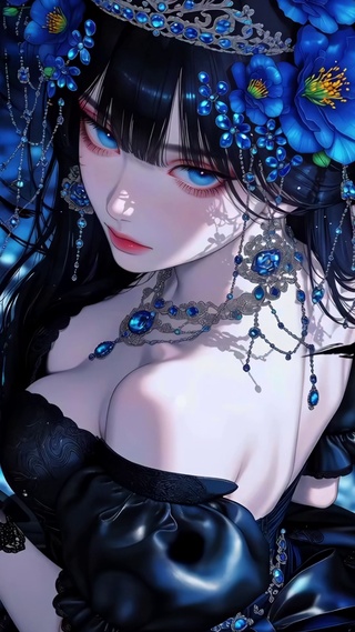 二次元冷艳美女壁纸