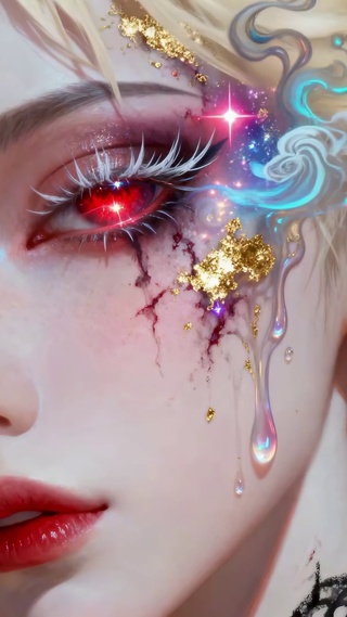 绮妆红眸