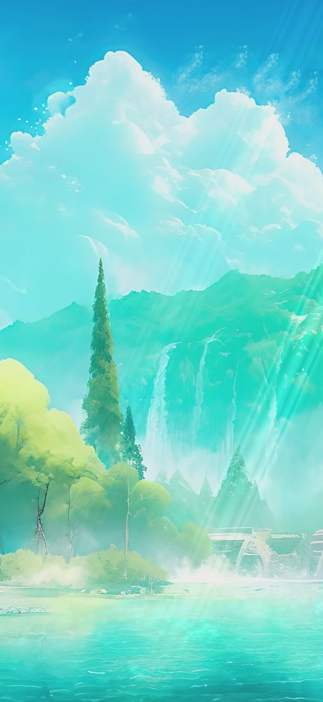 绿色护眼森林壁纸