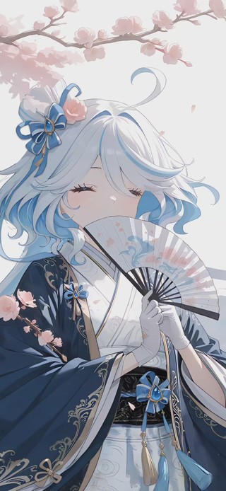 原神芙宁娜-桃花灼灼