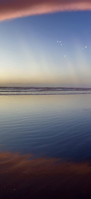 梦幻夕阳湖畔