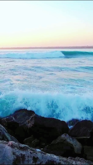 4K治愈海浪