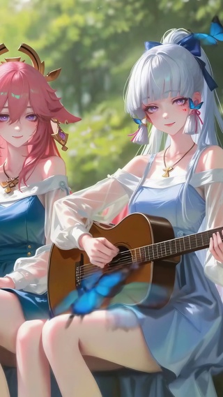 春日少女吉他少女