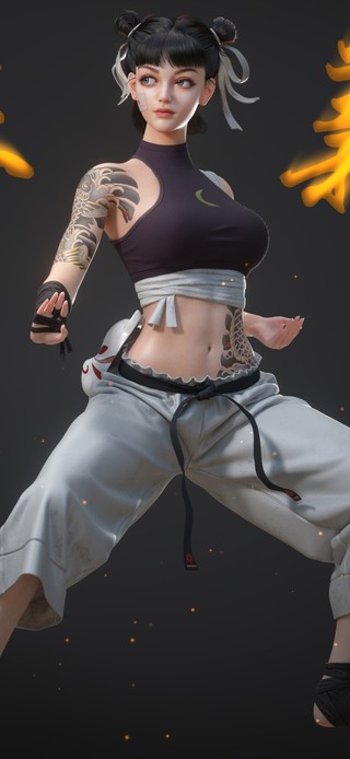 武术女孩