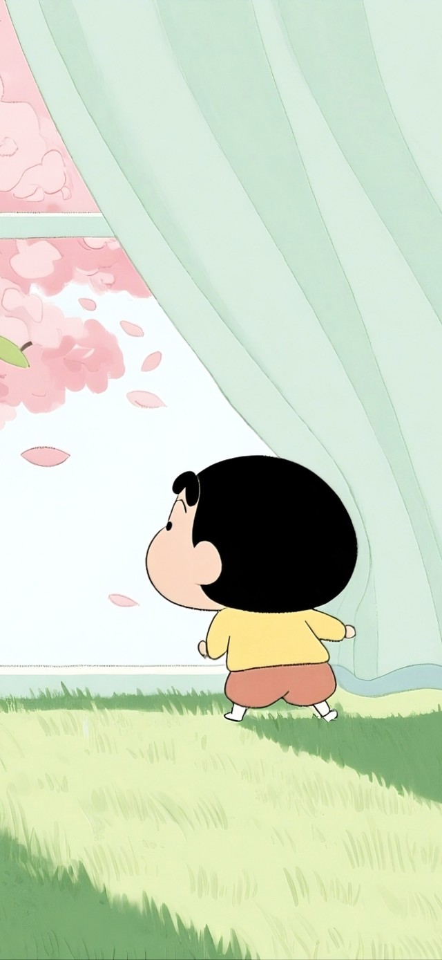 早起探窗的小新