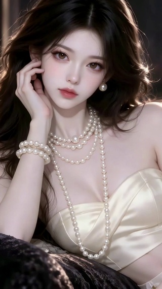 夜色轻奢气质美女