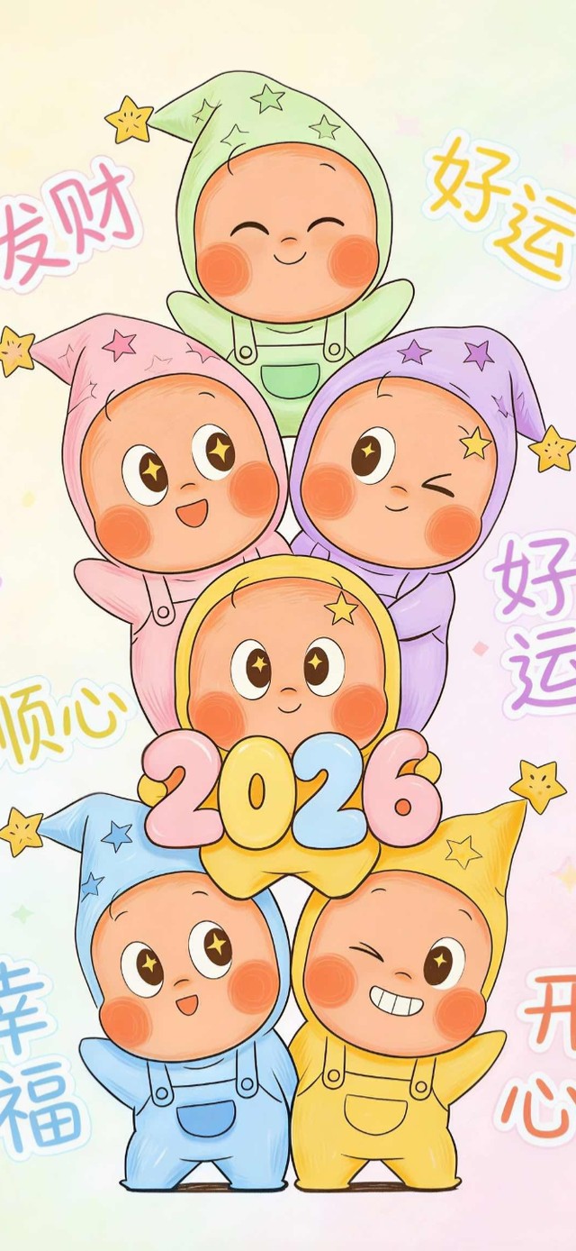 2026发财好运分区壁纸