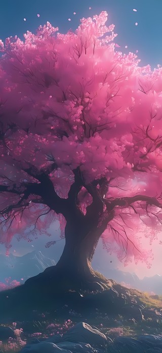 一颗樱花树