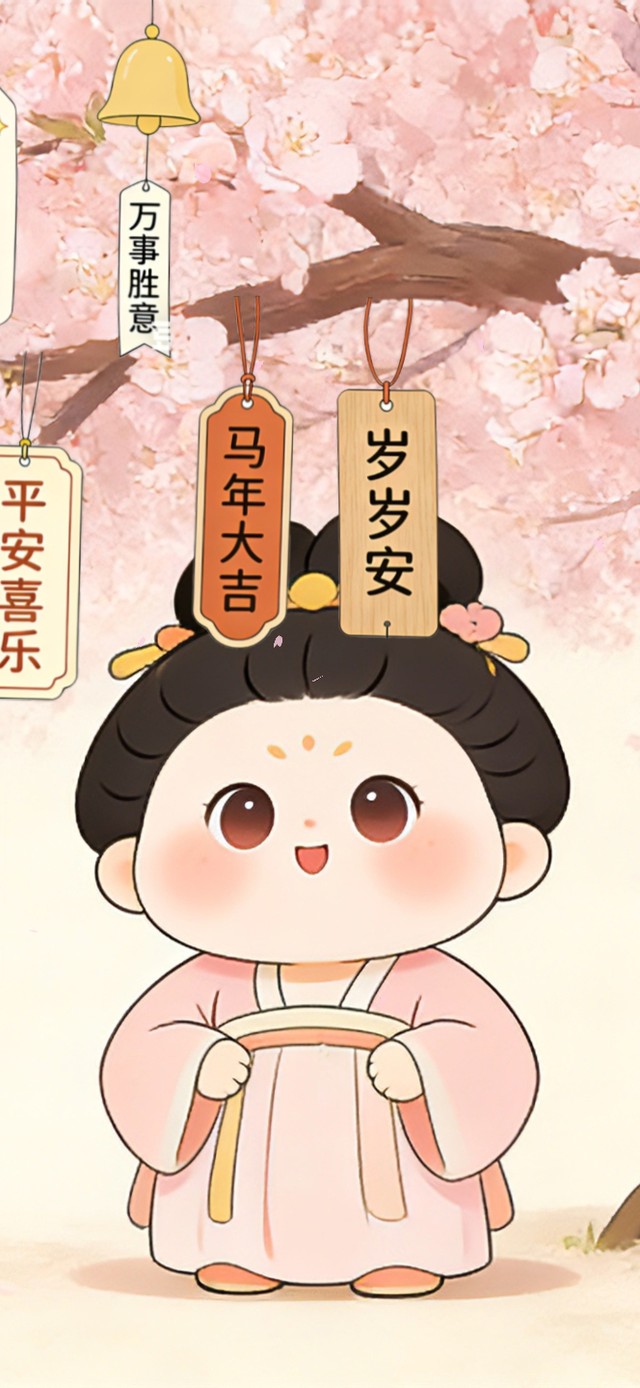 小仙女的樱花树许愿签