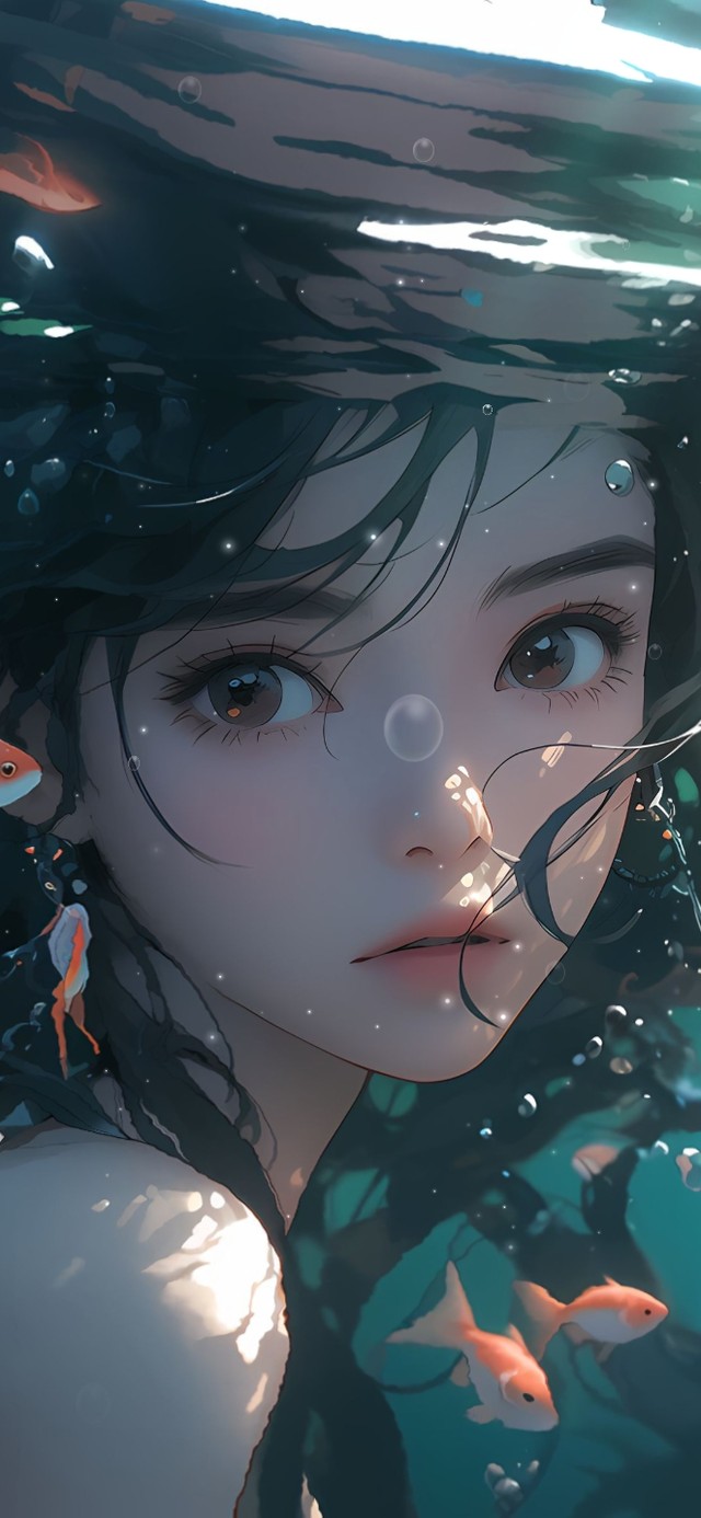 水中少女