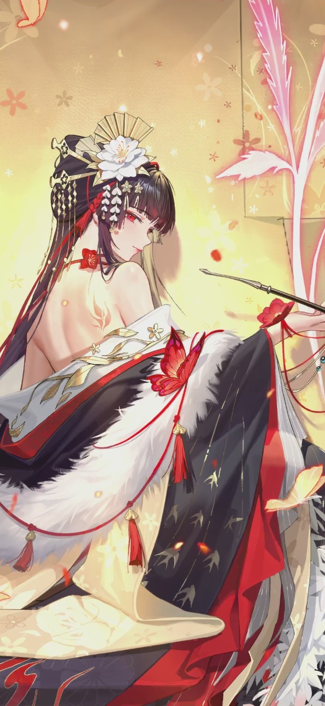 花间墨韵，古风少女
