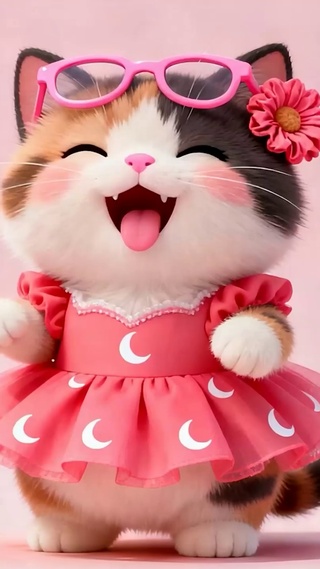 可爱小清新猫咪