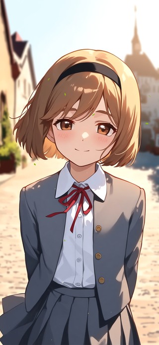 唯美金发少女