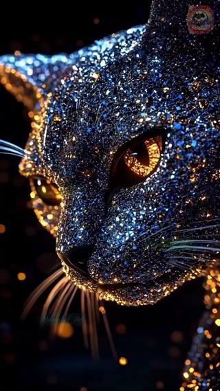 金光闪闪的猫