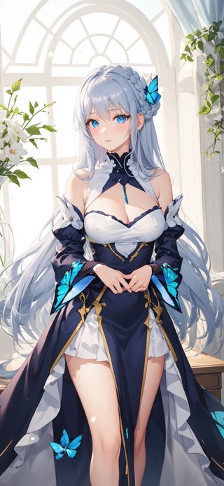4K唯美蝴蝶公主