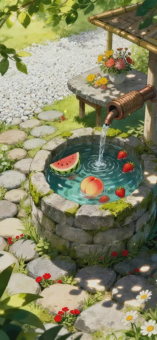 一井夏果，半池甜