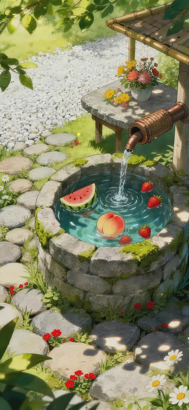 一井夏果，半池甜