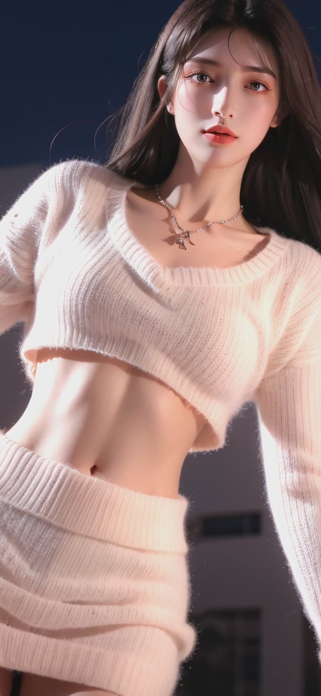 唯美清新长发美女