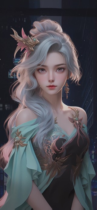 护眼-古风性感美女