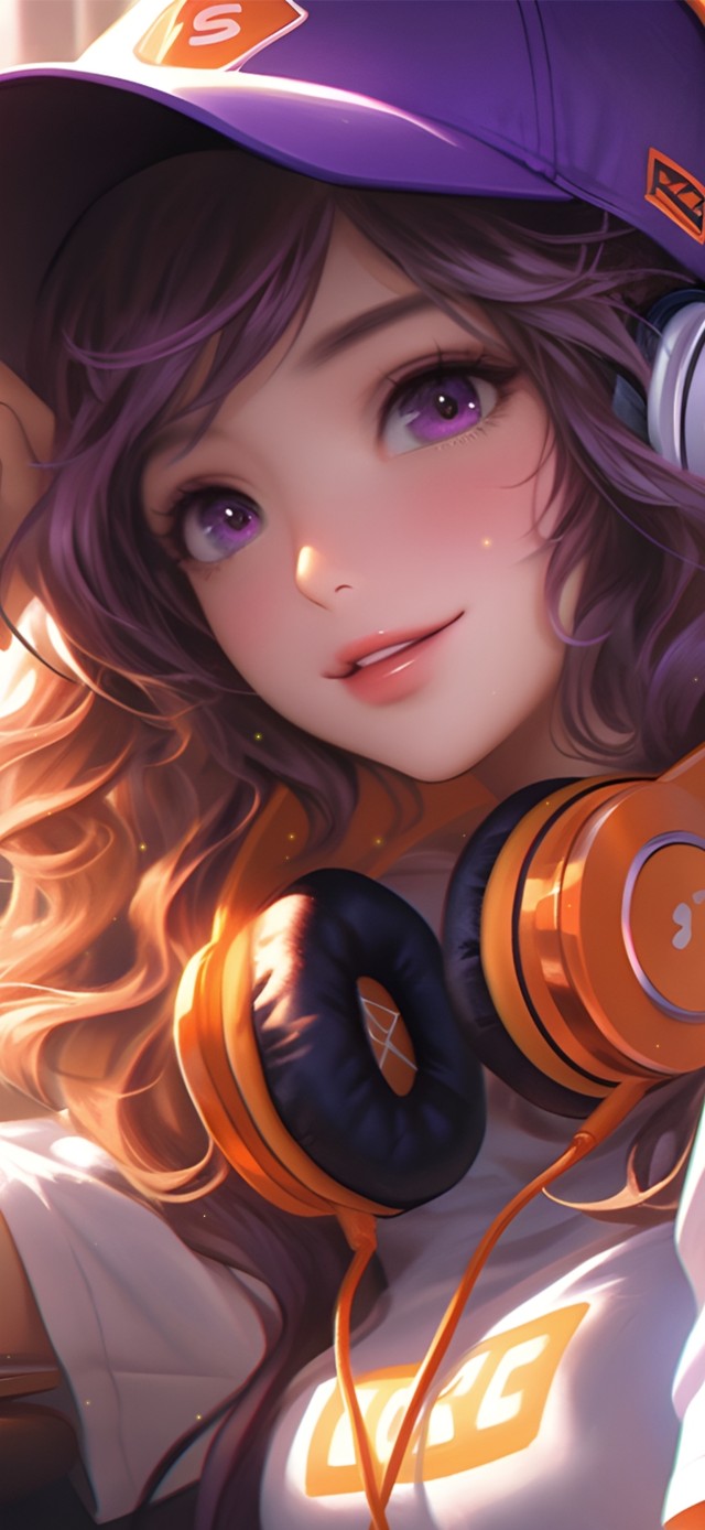 炫酷赛博电竞少女	