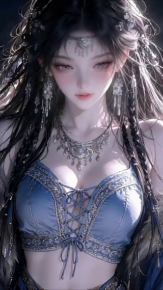 异域风情美少女