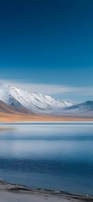 冬季湖泊