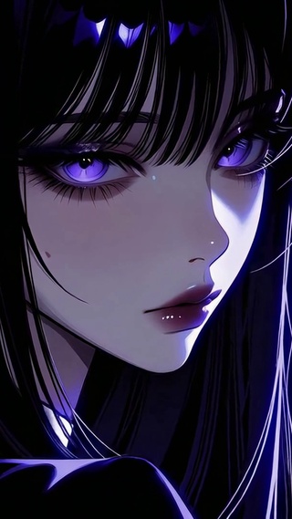 暗紫酷感少女
