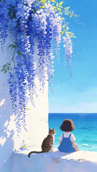 海边治愈景象
