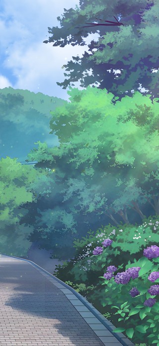 唯美清新夏日乡村小路