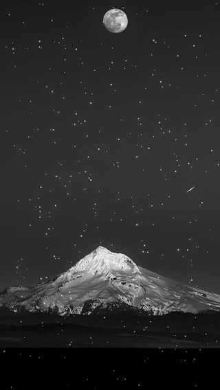星空月色