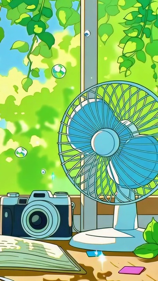 窗台上的夏日青柠汽水