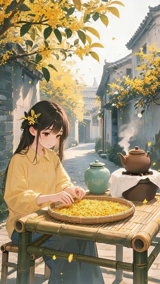 庭前看花