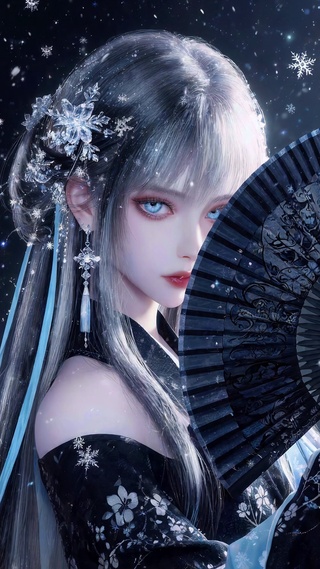 二次元暗夜女神