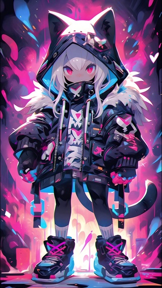 潮酷猫女